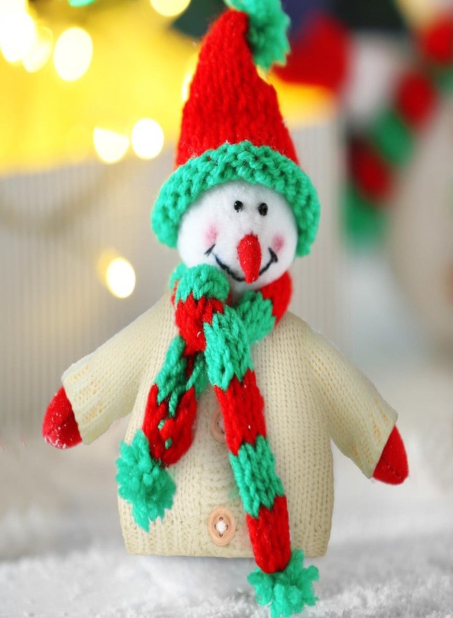 Bencailor 4 Pcs Winter Doll Sweater Clothes 11.5 Inch Doll Sweater Clothes Winter Outfits Knitted Clothing Accessories Outfit Fit for Dolls Decor(Bright Color) - Image 2